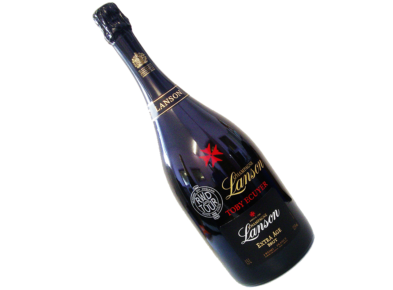Engraved Champagne Bottle